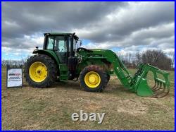 2023 John Deere 6145m Tractor, Loader, 1625 Hrs, Hvac, 4wd, Powershift, 145 HP