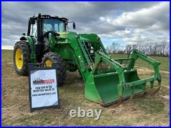 2023 John Deere 6145m Tractor, Loader, 1625 Hrs, Hvac, 4wd, Powershift, 145 HP