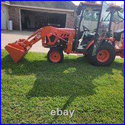 2023 KUBOTA LX2610 Tractor Front Loader, Backhoe, Full Cab/heat&air, 200 Hrs 2023 KUBOTA LX2610 Tractor Front Loader, Backhoe, Full Cab/heat&air, 200 Hrs