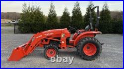 2023 Kubota L3302 Tractor With La526 Loader 4x4 Hydrostatic Low Hr Machine