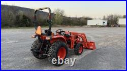2023 Kubota L3302 Tractor With La526 Loader 4x4 Hydrostatic Low Hr Machine