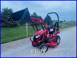 2023 mahindra emax 20s Yanmar 54 Cut Deck With Loader 30hrs Slightly Used
