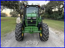 2025 John Deere 6135e Tractor Loaded 24 Speed Under Warranty -only 54 Hrs