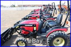 $221 $0 DOWN 0% 2018 YANMAR 424XH-TL 4X4 27HP Class Tractor With Loader New