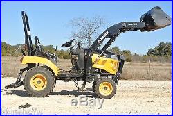 24hp Yanmar SC2400 Compact Tractor with Loader, 4x4, HST Transmission, New Tires