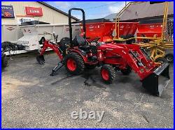 2505H Branson Tractor with Loader and Backhoe 25hp 4wd
