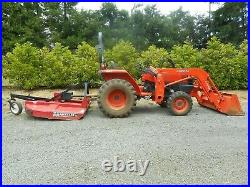 277 LOW Hours KUBOTA L3400 HST 4WD ORCHARD TRACTOR 35 HP with LOADER 5 Implements
