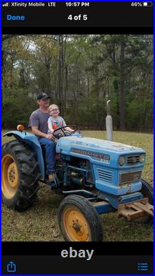 2 tractors-46 international cub and Hinomoto 28 horsepower d28/ finish mower