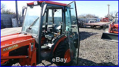 30 HP Kubota Tractor with Cab and Loader, HST, Look Great Runs AWESOME