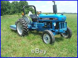 3230 Ford Tractor and Bushhog