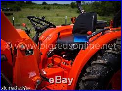 32hp Kubota L3200 Tractor with Loader and Gear Shift Transmission, Low Hours