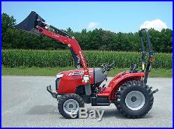 34 HP Massey Ferguson 4wd 1734 Tractor Loader Bush Hog Rotary Cutter