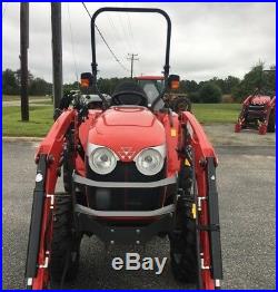 34 HP Massey Ferguson 4wd 1734e 1734el Tractor Loader Bush Hog Rotary Cutter