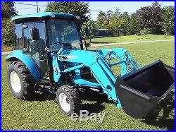 37 HP LS CABIN with Loader -A/C-Heat-Stereo and all options