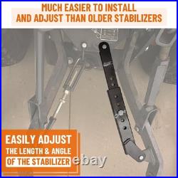 3 Point Stabilizer Kit Telescoping for Kubota BX Tractors K2561-38300 Polished