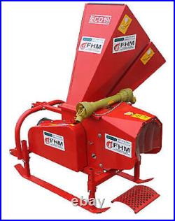 3dia Wood Chipper& 1dia. Shedder Cat. I 3pt 16HP+ Rated (FH-ECO19)