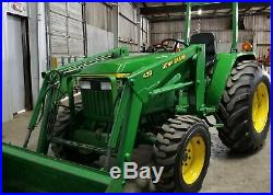 40 HP John Deere 990 Diesel 4x4 Loader Tractor 4wd 4120 4320 4005 1070