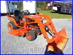 4WD Kubota BX1500 with loader & 54 Mower Deck, New Tires, LOW HOURS