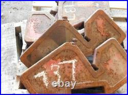 (4) Massey Ferguson 205 Combine Suitcase Rear Weights 100 lbs Tag #737