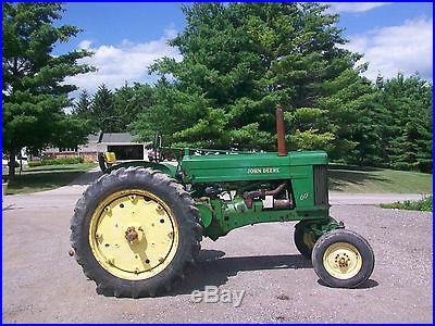 54 John Deere 60 Antique Tractor NO RESERVE Factory Wide Front Three Point Hitch