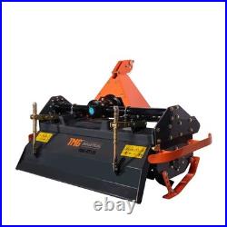 55 3-Point Hitch Rotary Tiller, 30-40 HP Compact Tractor