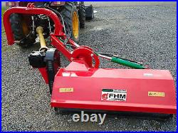 55 Ditch Bank Flail Mower Cat. II 3pt 3575hp PTO(FH-AGF140) withHammer Blades