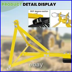 603 Pt Landscape Soil Gravel Lawn Rock Rake For Category 1 Tractor Attachment
