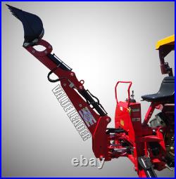 6'Dig Compact Tractor Backhoe Self Contained PTO Powered Cat. I 25Hp+(VL-BHM6)