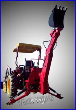 6'Dig Compact Tractor Backhoe Self Contained PTO Powered Cat. I 25Hp+(VL-BHM6)