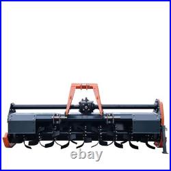72 3-Point Hitch Rotary Tiller, 40-60 HP Tractor