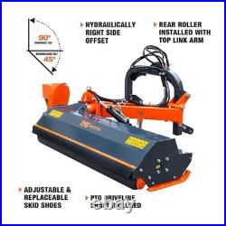 80 Ditch Bank Flail Mower, Offset Verge & Slope Cutter for Tractors 50-90 HP 80 Ditch Bank Flail Mower, Offset Verge & Slope Cutter for Tractors 50-90 HP