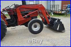 91 Case IH 395 diesel tractor with front end loader