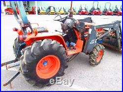 94 Kioti LB1914 loader tractor 4x4 diesel used compact good AG tires 3 pt hitch