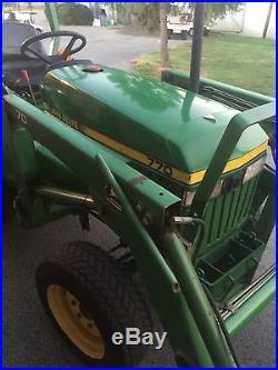 97 John Deere 770 4wd With Loader One Owner -low Hours