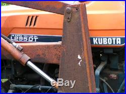980 Kubota L295DT Tractor Diesel 4x4 w Front Loader Brush Hog Snow Blower