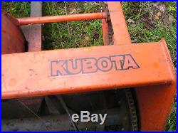 980 Kubota L295DT Tractor Diesel 4x4 w Front Loader Brush Hog Snow Blower