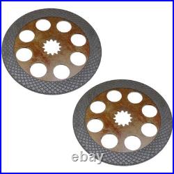 AL38234 AL29645 Two 12 Spline Brake Discs Fits John Deere Tractors 1140 2550 940