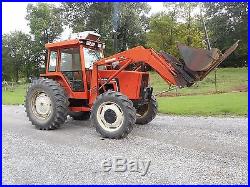 Allis Chalmers 6080 Cab+ Loader+4x4 With Fresh Engine- 92hp+ Ice Cold Ac