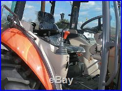 ALL MOST NEW KUBOTA M 6060D 4 X 4 CAB LOADER TRACTOR ONLY 98 HOURS