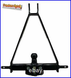 A Frame 3 Point Tow Hitch Compact Tractor Mounted Towing Cat 1 Ball & Pin