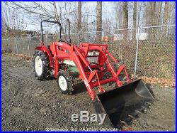 Agricultural Farm Tractor 4WD 3Spd Diesel PTO 3 Pt Hitch 60 Front Loader Bucket