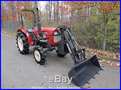 Agricultural Farm Tractor 4WD 3 Spd Diesel Engine PTO 3 Point Hitch 43 Loader