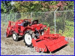 Agricultural Farm Tractor 4WD 3 Spd Diesel Engine PTO Ag 49 Tiller 40 Loader