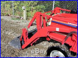 Agricultural Farm Tractor 4WD 3 Spd Diesel Engine PTO Ag 49 Tiller 40 Loader