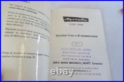 Agrietta Type 1000 Tiller Vintage Era Maintenance Use Manual