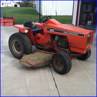 Allis Chalmers 620 Tractor like AC 720, Simplicity 9020 plus Mower and Blade