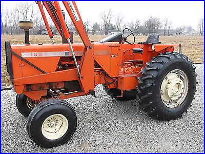 Allis Chalmers AC 185 Tractor & Front Hydraulic Loader Diesel No Reserve