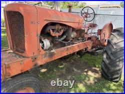 Allis-Chalmers WD Series Farm Tractor 2WD, Model WD, MPN WD with snow plow