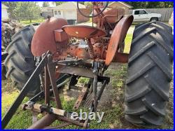 Allis-Chalmers WD Series Farm Tractor 2WD, Model WD, MPN WD with snow plow