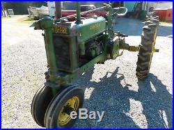 Antique John Deere Model B Farm Tractor